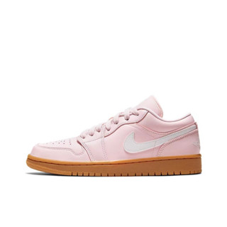 💫คลาสสิกโบราณ Jordan Air Jordan 1low“pink gum"  "สินค้าพรีออร์เดอร์"”TOP“ตารางสินค้าขายดีของ Nike