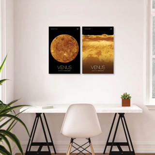 วีนัส - Venus Poster - NASA ภาพจากนาซ่า our solar system poster series ขนาด 12x18 นิ้ว