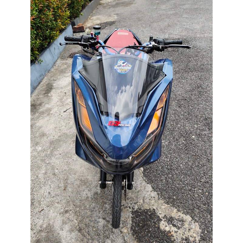 Pcx2021-2023ชิวหน้าpcx2021-2023ชิวแต่งทรงเตี้ยทรงสายหมอบ