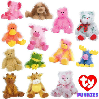 PK 01 - ตุ๊กตา ty Punkies ขนฟู ขนาด 8 นิ้ว