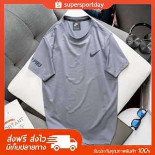 [🐵ส่งของทุกวัน] เสื้อกีฬา เสื้อออกกำลังกายคอกลม ผู้ชาย