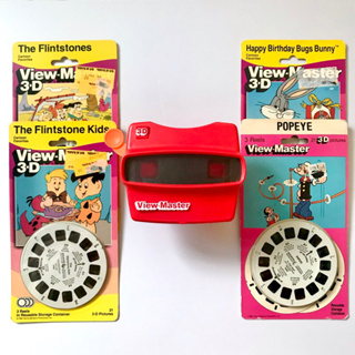 แผ่นฟิล์ม 3D สำหรับกล้องวิวมาสเตอร์ (View-Master) แนวนิทาน การ์ตูน งานหายาก มือหนึ่ง