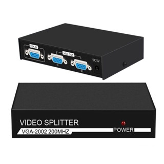 กล่องแยกสัญญาณ 2 Port 200MHz VGA Splitter - MagicTech รุ่น VGA-2002