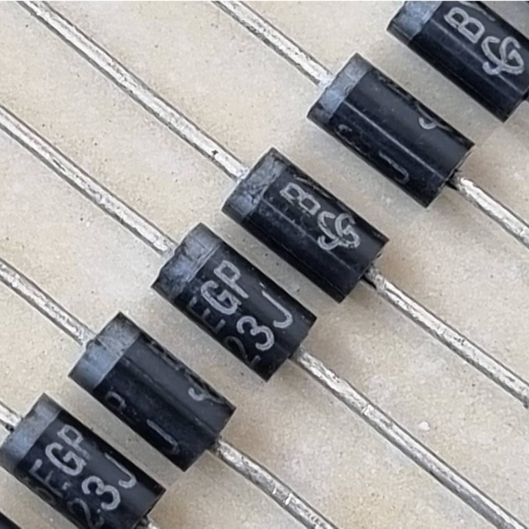 BYV26EGP(ของแท้นำเข้า)3 ชิ้นต้นฉบับนำเข้า ไดโอดกู้คืนอย่างรวดเร็วความเร็วสูง BYV26E BYV26 1A 600V DO