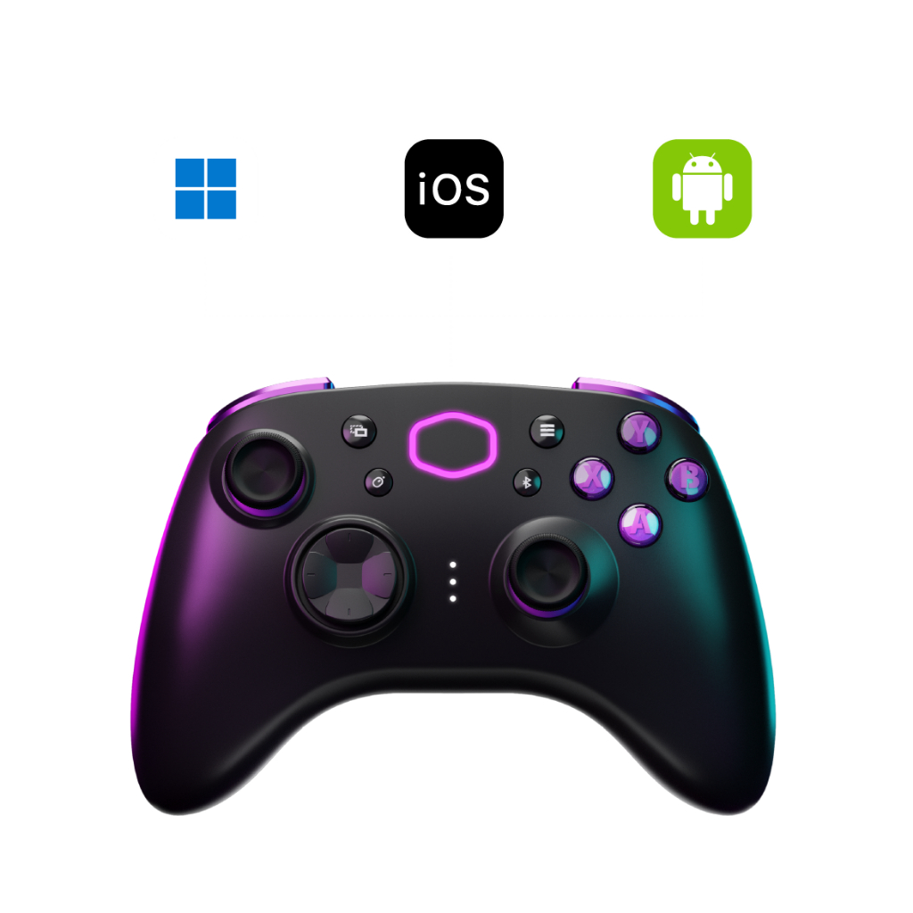 WIRELESS CONTROLLER (คอนโทรลเลอร์ไร้สาย) COOLER MASTER STORM CONTROLLER - BLACK CMI-GSCX-BK1