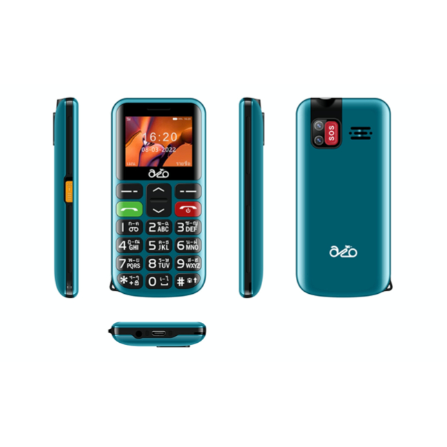 inovoโทรศัพท์ปุ่มกด A09 Jumbo ปุ่มใหญ่ มีปุ่ม SOS สวิตชไฟฉาย ระบบ Dual SIM (2 ซิม) จอกว้าง 2.6 นิ้ว รองรับ 3G/4G พร้อมป