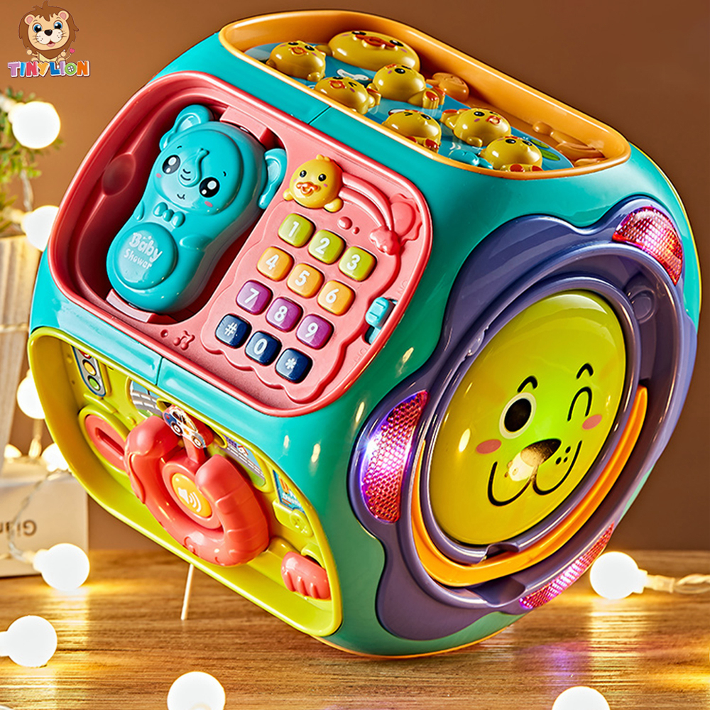 ขายดี TinyLion กล่องกิจกรรม กล่องกิจกรรมเด็ก ของเล่นเด็กกล่องกิจกรรมเสริมพัฒนาการ กล่องกิจกรรม 8 ด้าน โต๊ะกิจกรรม