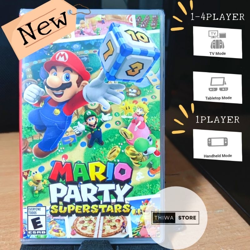 [*0*เพียง 1,192 บาท โค้ดส่วนลด 10DDXOCTW2] (มือ1) Nintendo Switch | Mario Party Superstars