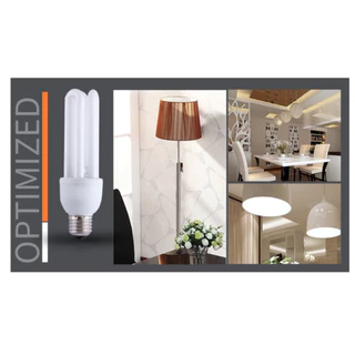 EVE หลอดประหยัดไฟ หลอดตะเกียบ หลอดไฟ ขั้วเกลียว E27 CFL ขนาด 11W 14W 18W แสงขาว