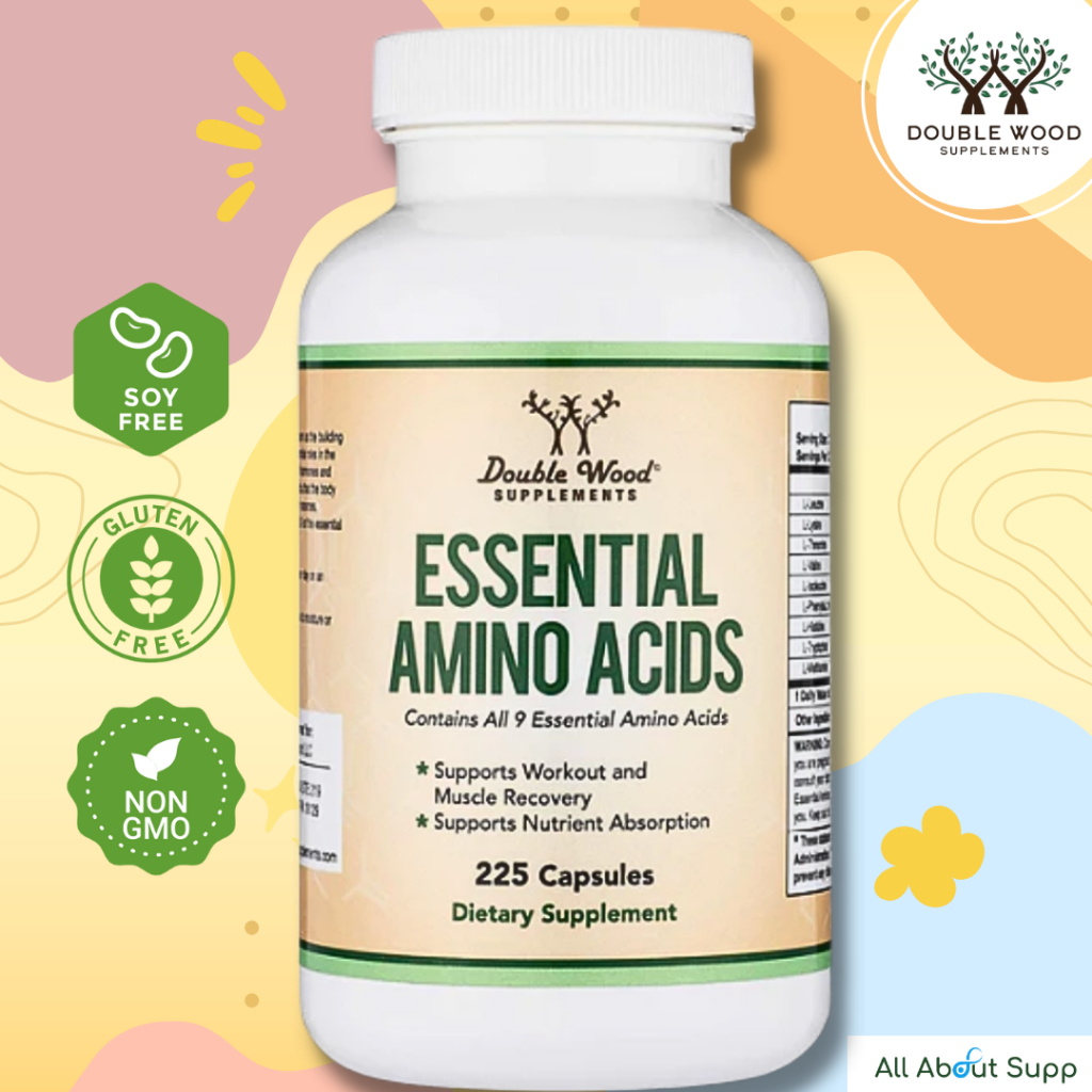Essential Amino Acids by DoubleWood กรดอะมิโน 9 ชนิดที่จำเป็นในร่างกาย
