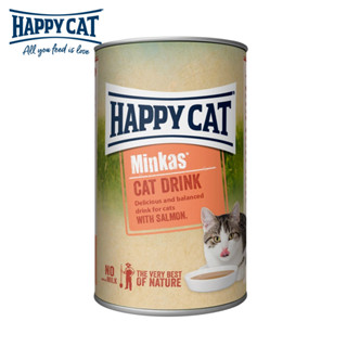 Happy Cat Minkas Cat Drink (Salmon) เครื่องดื่มสำหรับแมว มินคัส แคท ดริ้ง พร้อมแซลมอน ช่วยให้กินน้ำเยอะขึ้น ลดการเป็นนิ่