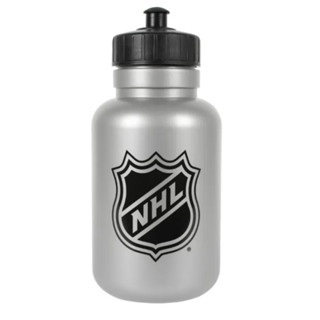 ขวดน้ำ NHL 1000 ML Water Bottle w/ Pull Top - Silver/Black