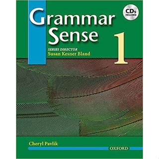 DKTODAY หนังสือ GRAMMAR SENSE 1:STUDENTS BOOK PACK