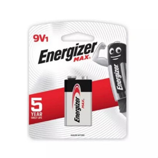 ถ่าน Energizer Max alkaline 9V ของแท้ 1 ก้อน