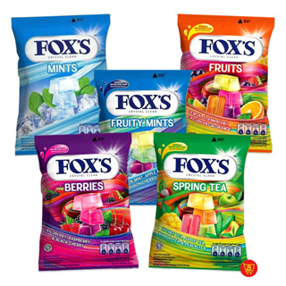 Foxs Crystal Clear Candy น้ำหนัก 90 กรัม มี 5 รส สินค้ามีฮาลาล EXP.31/12/23