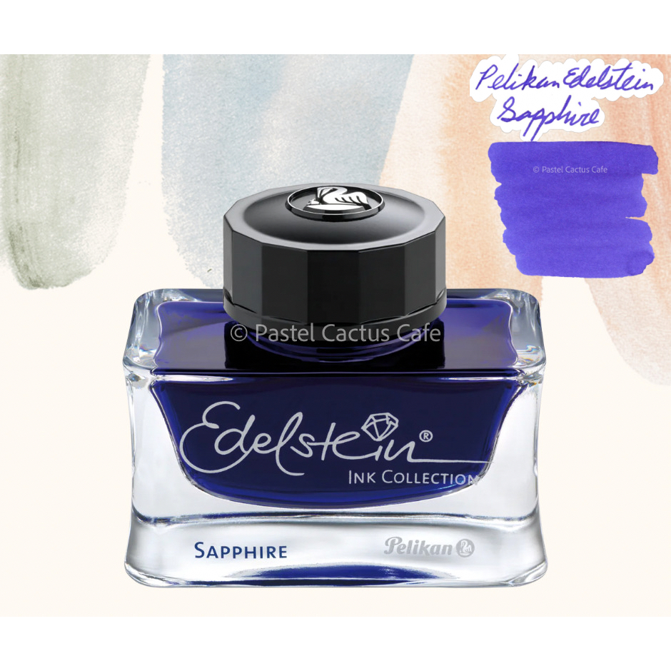 Pelikan Edelstein [ Sapphire ] Fountain Pen Ink น้ำหมึกสำหรับปากกาหมึกซึมพีลีแกน 50ml Made in Germany
