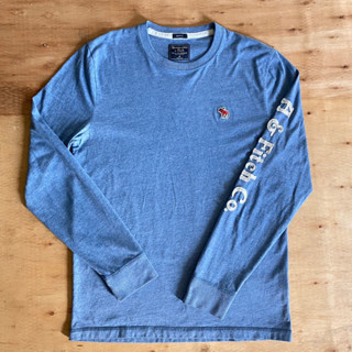 เสื้อยืดแขนยาว Abercrombie size M อก 40