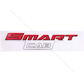 sticker สติ๊กเกอร์ ติดฝากระบะท้าย ลาย SMART CAB สำหรับ TOYOTA VIGO SMART CAB 2008 ขึ้นไป