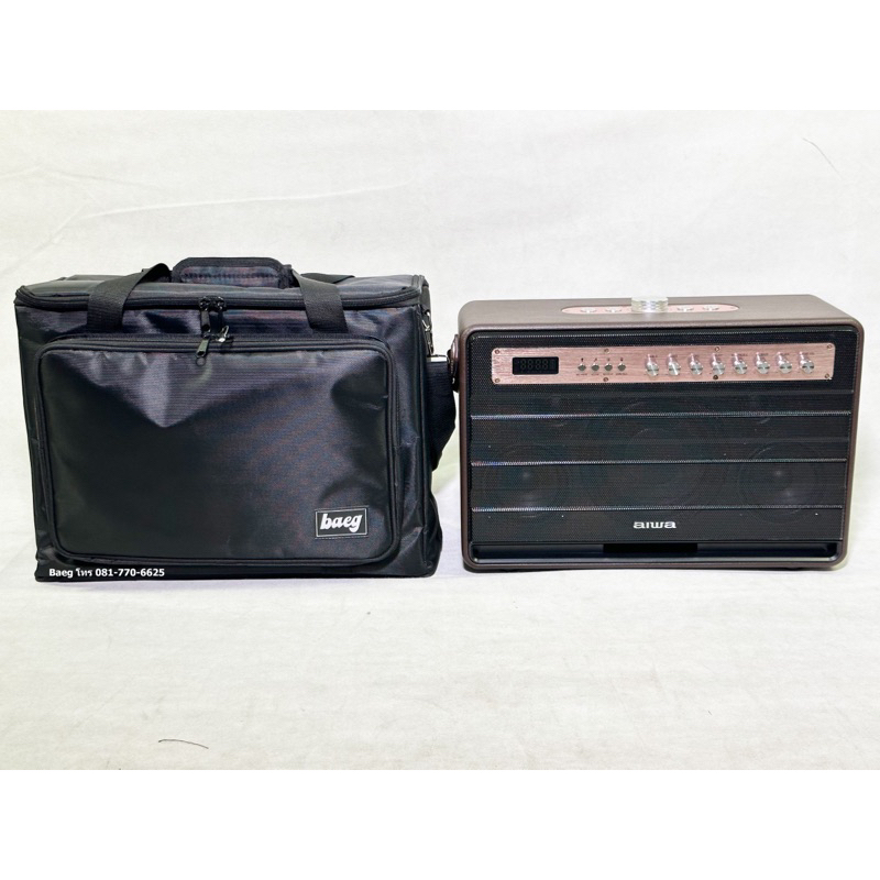 กระเป๋าลำโพง Aiwa Mi-X450 Enigma Bluetooth [แบบผ้า] สีดำ (baeg)