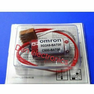 ของแท้ใหม่ omron C500-BAT08 3G2A9-BAT08  3.6V Omron PLC แบตเตอรี่ลิเธียม