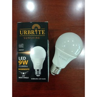 หลอดไฟ LED 9W แสงสีส้ม 1หลอด