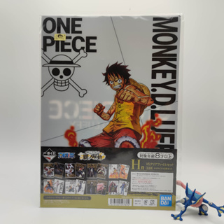 ONE PIECE แฟ้มพลาสติก A4 ลาย ลูฟี่ เอส ของแท้ BANDAI ในแพค มีแฟ้ม 2 ชิ้น ของใหม่