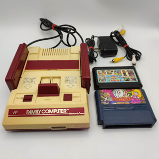 Famicom ตัวสลอตเหล็ก พร้อมเล่น วีดีโอ ทดสอบตัวเครื่อง ในคอมเม้นต์ ตัวเครื่องใช้ได้ปกติ แปลง AV แล้ว อุปกรณ์ครบ มีตลับ po