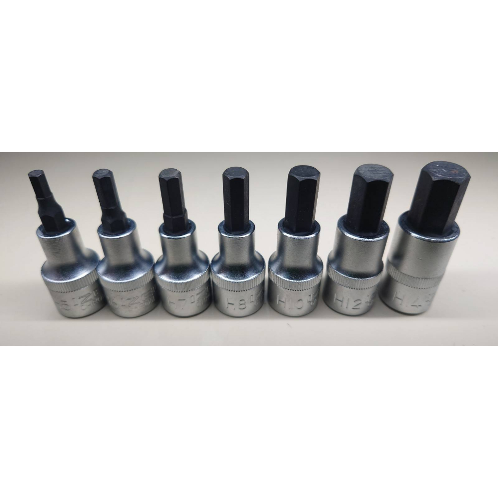 บล็อกเดือยโผล่ 1/2" 6 เหลี่ยม 5, 6, 7, 8, 10, 12, 14 mm. IZELTAS Turkey