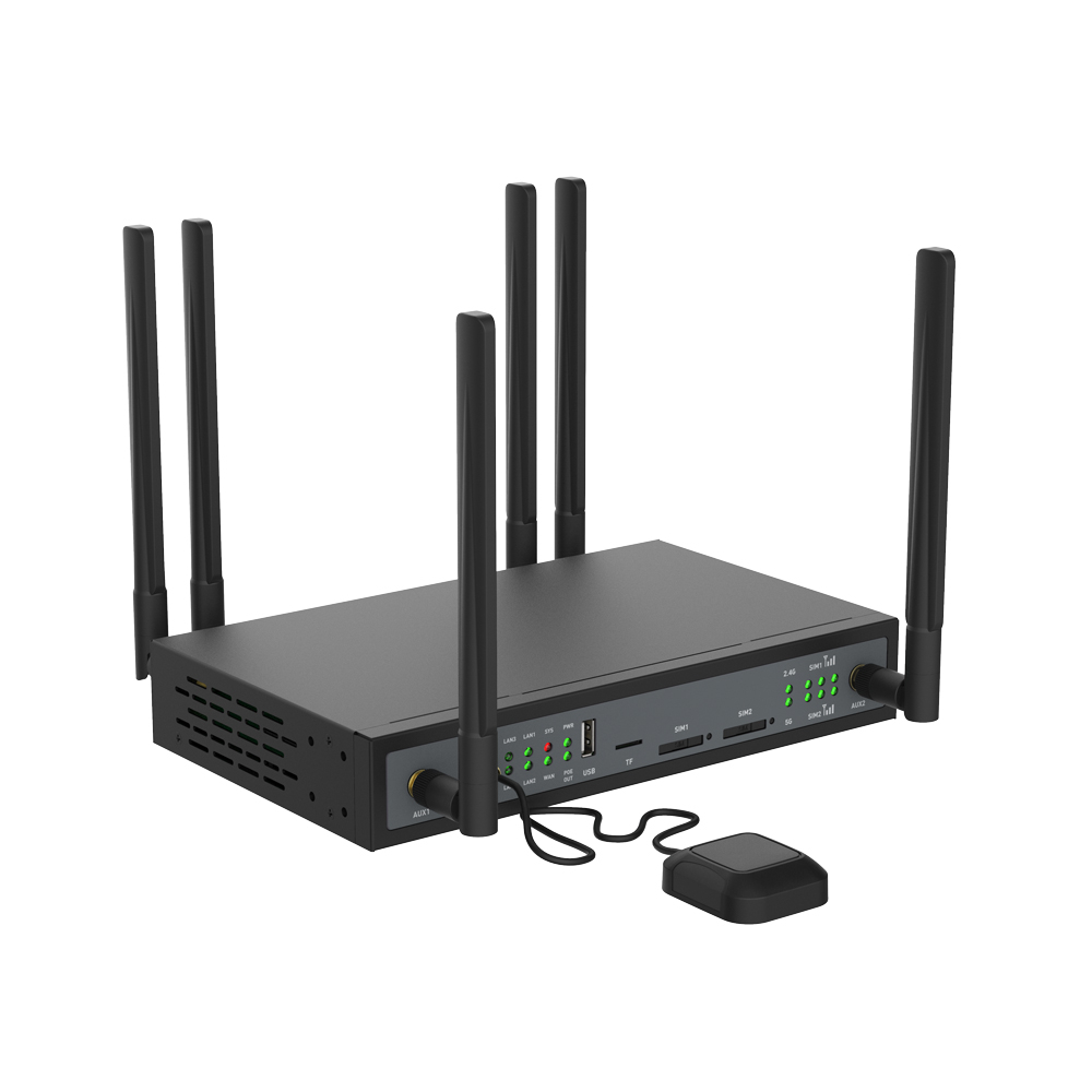 (NO Wi-Fi) GL.iNet GL-X1200 Industrial 4G Router Gigabit IoT Gateway ไคลเอนต์ VPN และเซิร์ฟเวอร์รองรับ SIM ช่องเสียบการ์ด TF EC25-AF module