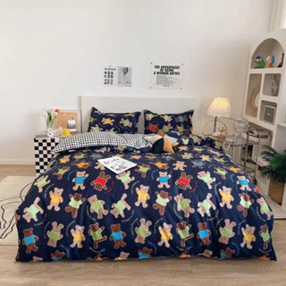 🧺 ชุดผ้าปูที่นอนเกรดเอครบเซ็ต 6ชิ้น+ผ้านวม