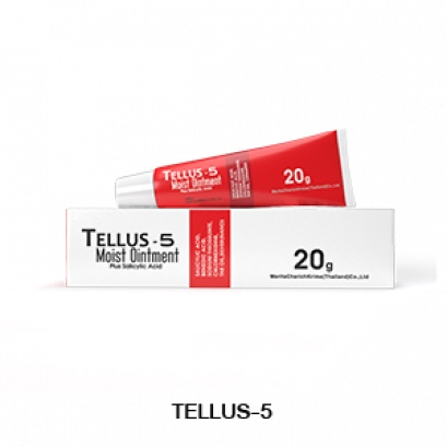 Tellus-5 ทารักษา เชื้อรา และอาการ คัน จากเชื้อรา รวมถึง สะเก็ดเงิน บรรจุ 20 กรัม   (Exp 1/5/2026)