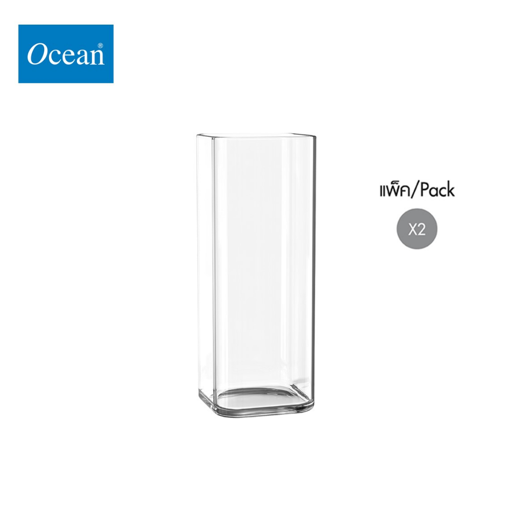 POSH แก้วน้ำโบโรซิลิเกตคุณภาพสูง GEO LOG GLASS 450 ML