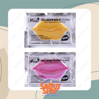 (8g.x1ชิ้น) Moods Collagen Lip Mask มูดส์ คอลลาเจน ลิป มาส์ค