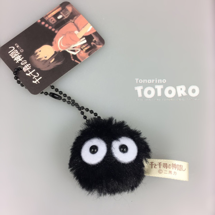 พร้อมส่ง ของแท้ พวงกุญแจ Hayao Miyazaki Totoro Spirited Awayถ่านหินสีดำBallโทรศัพท์มือถือกรณี ราคา ถูกที่สุด ดีลบีเคเค แกลเลอรีภาพที่ 5