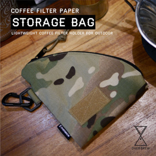 Coffee Filter Paper Storage Bag กระเป๋าใส่ ฟิลเตอร์กระดาษดริปกาแฟ U.S. Military Fabric