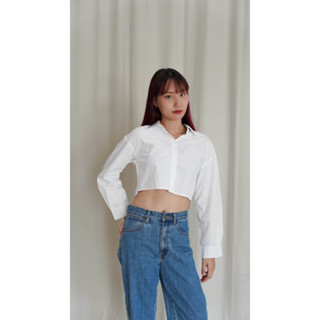 Kate crop shirt freesize