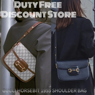 กุชชี่ Gucci Horsebit 1955 series กระเป๋าสะพายไหล่ขนาดเล็ก/กระเป๋าผู้หญิง/กระเป๋าร่อซู้ล/ใหม่