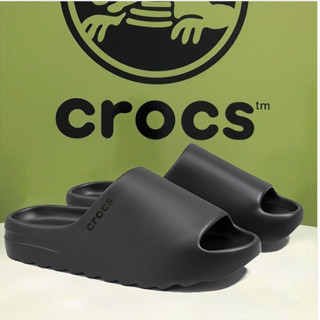 แท้100% Crocs รองเท้าแตะ  YEEZY SLIDE รองเท้าแตะผู้หญิง posee รองเท้าเหยียบขี้ รองเท้าแตะผู้ชาย วัสดุEVA  สไตล์คู่รัก