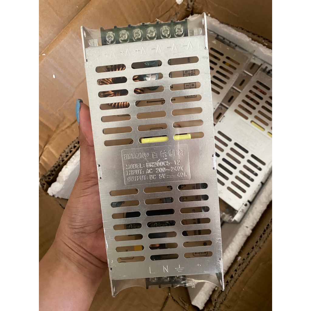 Power supply 5v 40A แหล่งจ่ายไฟled