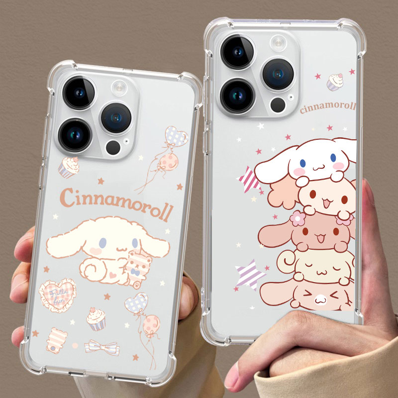 เคสโทรศัพท์มือถือซิ ลิโคนนิ่ม แบบใส กันกระแทก ลายการ์ตู สําหรับ IPhone 14 13 12 11 Pro max X XS MAX XR 6 7 7Plus 8plus