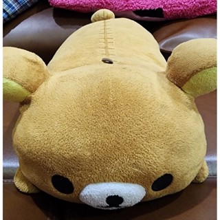 ตุ๊กตามือ✌️ ลิขสิทธิ์แท้💯 ริลัคคุมะ Rilakkuma ท่านอน ขนาด 16" สภาพ 99%