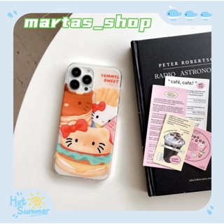 ❤️ส่งของขวัญ❤️ เคสไอโฟน 11 12 13 14 Pro Max ความคิดสร้างสรรค์ HelloKitty การ์ตูน สไตล์คู่รัก Case for iPhone สาวน่ารักหั