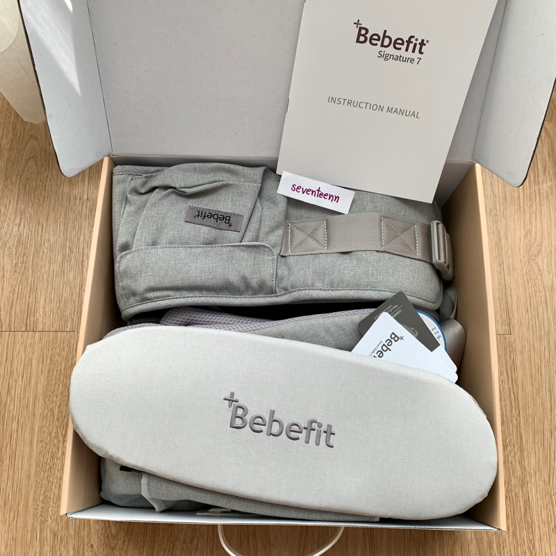 Bebefit Signature7 เป้อุ้มเด็ก สี Light Grey ของใหม่ค่ะ
