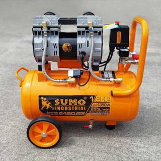 SUMO  รุ่น 24SO ปั๊มลมไร้น้ำมัน 1.8HP (24L) รุ่น 24SO SUMO