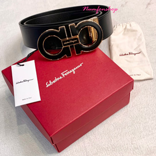 New Ferragamo Belt Size 105 หัวดำสวยหายาก