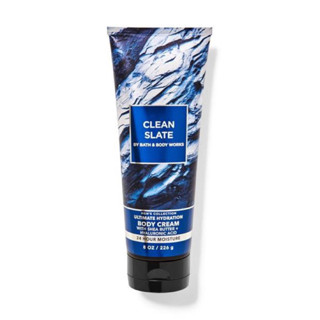 Bath &amp; Body Works Mens CLEAN SLATE Body Cream 226 g. ของแท้