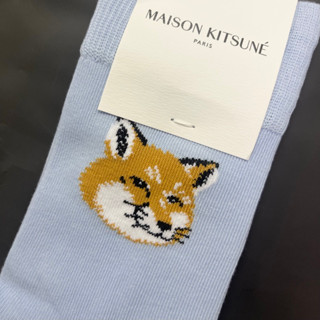 Maison Kitsune Sock (PALE BLUE) ของแท้ 100%