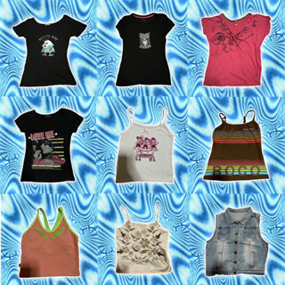 เสื้อผ้ามือสอง Y2K Babytee fairy 90’s (lot 13)