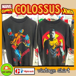 เสื้อMarvel ลาย Colossus สีดำ ฟอกเฟด ( HP-010 )