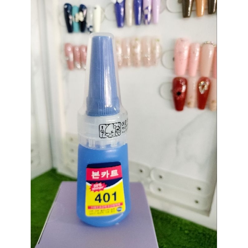 กาวติดเล็บปลอม 401 เนื้อเจล ติดทนนาน